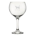 Best Cat Dad - Engraved Novelty Gin Balloon Cocktail Glass