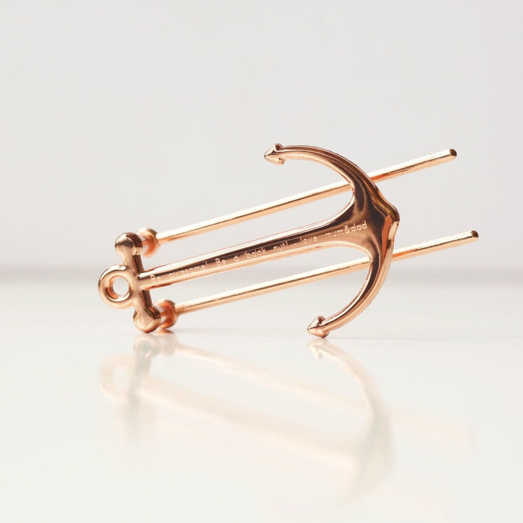 Book Anchor - Gold & Rose Gold