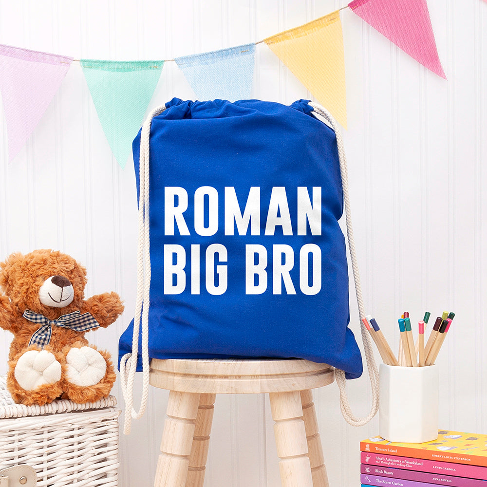 Personalised Boy's Personalised Brother Gym Bag
