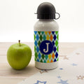 Personalised Boys Stain Glass Window Personalised Water Bottle