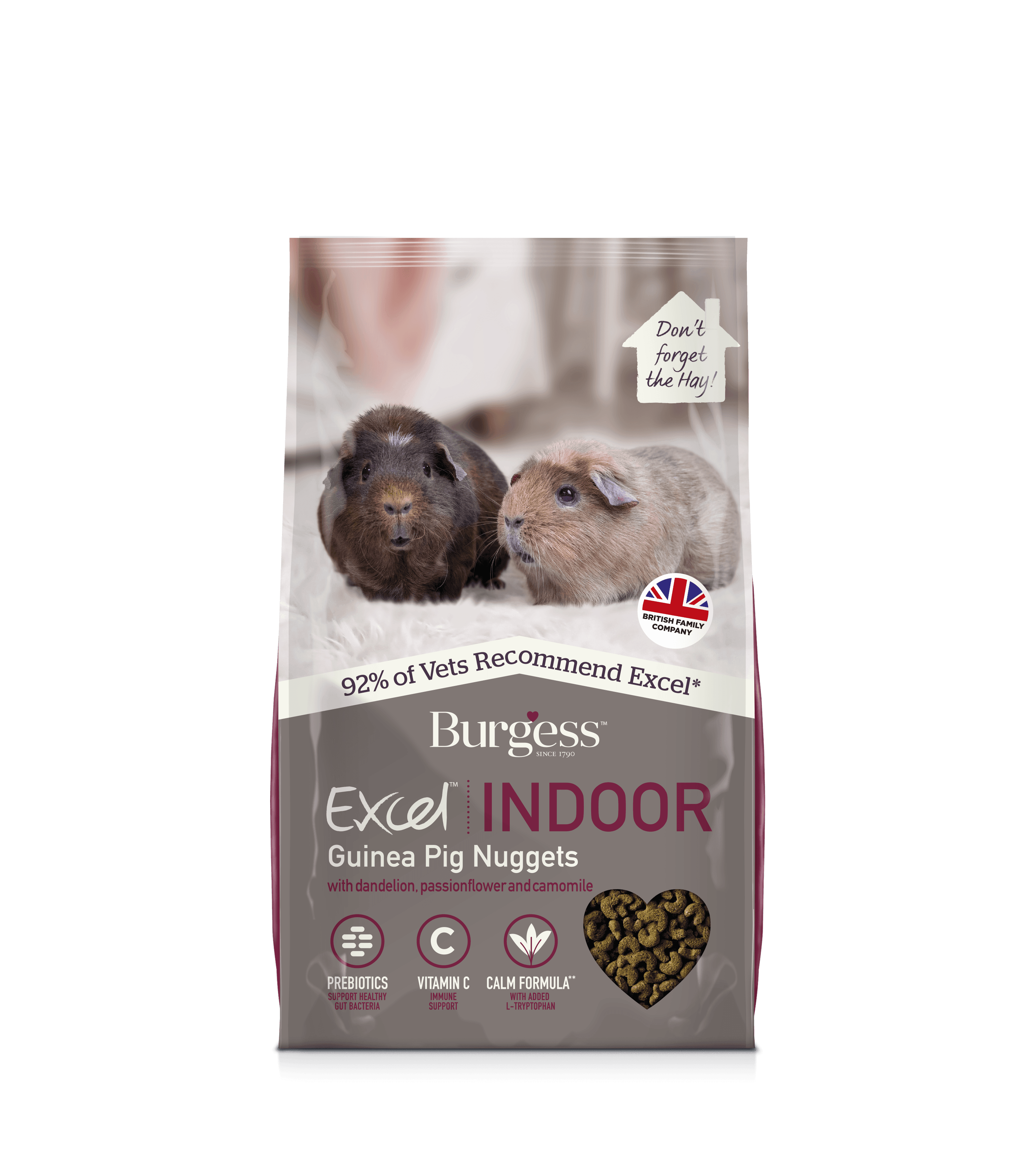 Burgess Excel Indoor Guinea Pig 4x1.5kg