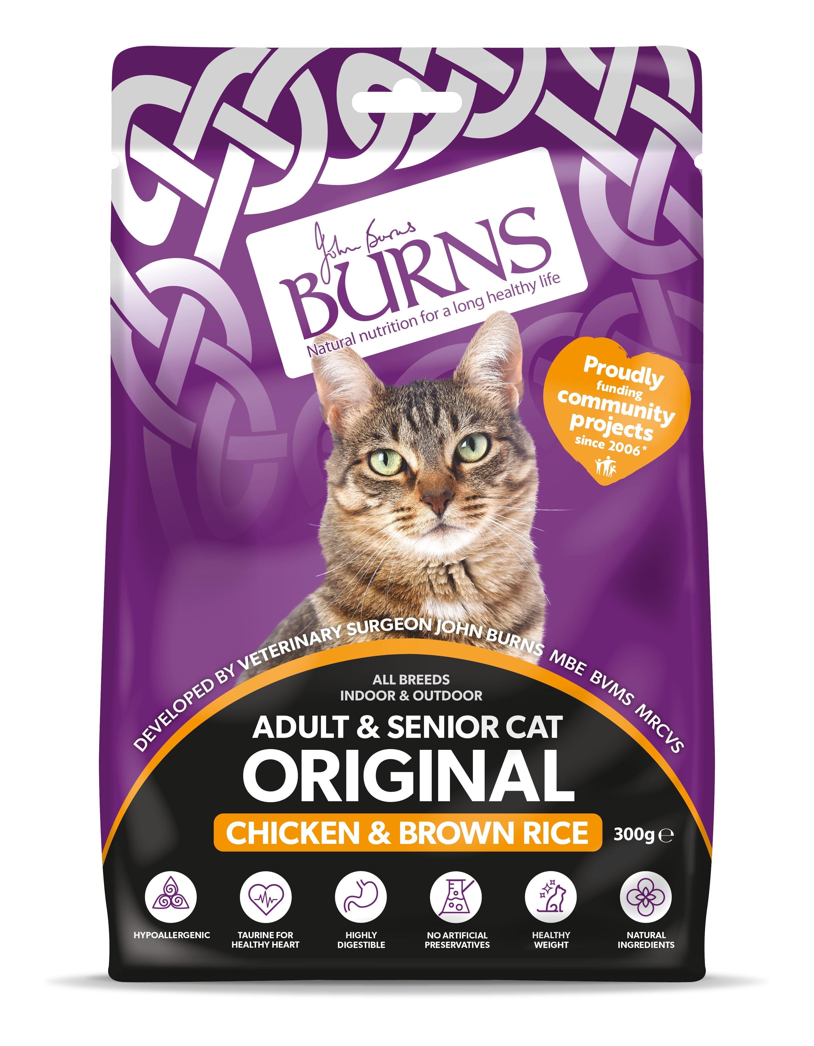 Burns Original Cat Chicken & Rice10x300g