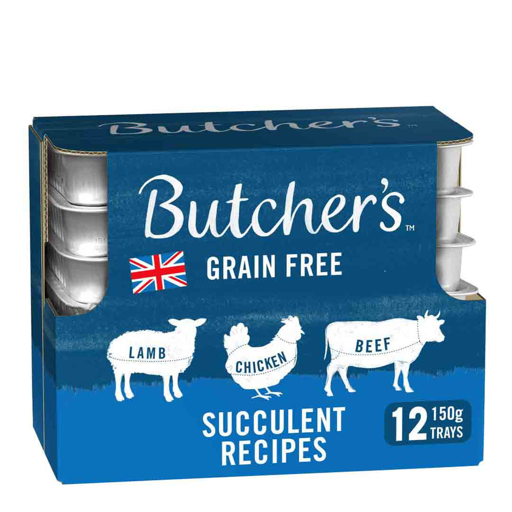 Butcher''s Succulent Recipes Dog Food Trays – 4 x 150g / 12 x 150g