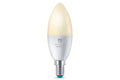 4lite WiZ Connected C37 Candle Dimmable Warm White WiFi LED Smart Bulb - E14 Small Screw