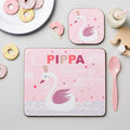 Personalised Personalised Kid's Swan Placemat Set