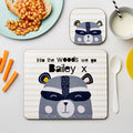 Personalised Personalised Kid's Racoon Placemat Set