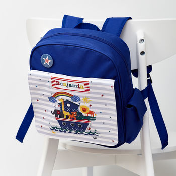 Personalised Personalised Kid's Noah's Ark Mini Rucksack