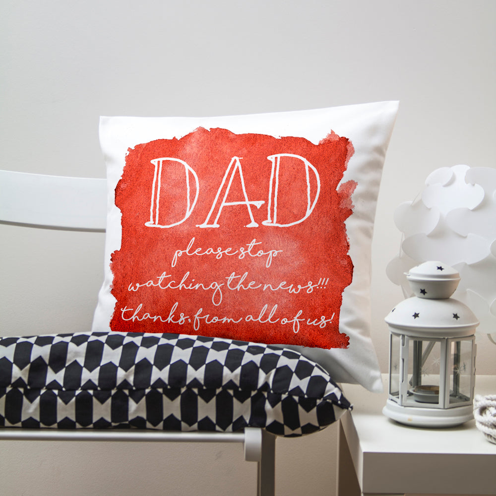 Personalised Coastal Watercolour Cover Personalised Cushion Cover