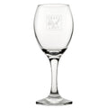 Crazy Bird Lady - Engraved Novelty Wine Glass
