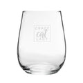 Crazy Cat Lady - Engraved Novelty Stemless Wine Gin Tumbler