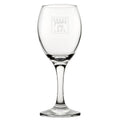 Crazy Guinea Pig Lady - Engraved Novelty Wine Glass