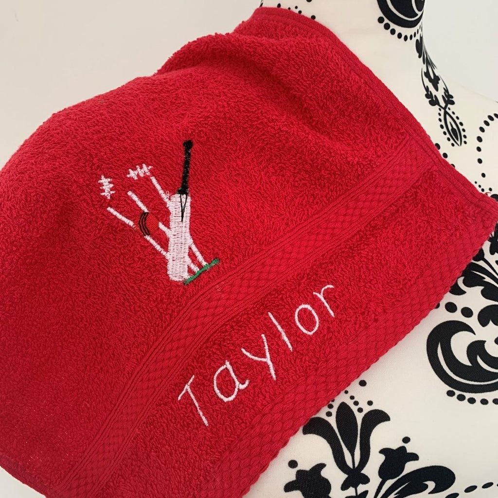 Cricket Towels - Personalised
