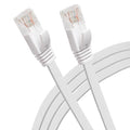 Maplin RJ45 CAT6 UTP Flat Ethernet LAN Cable - White