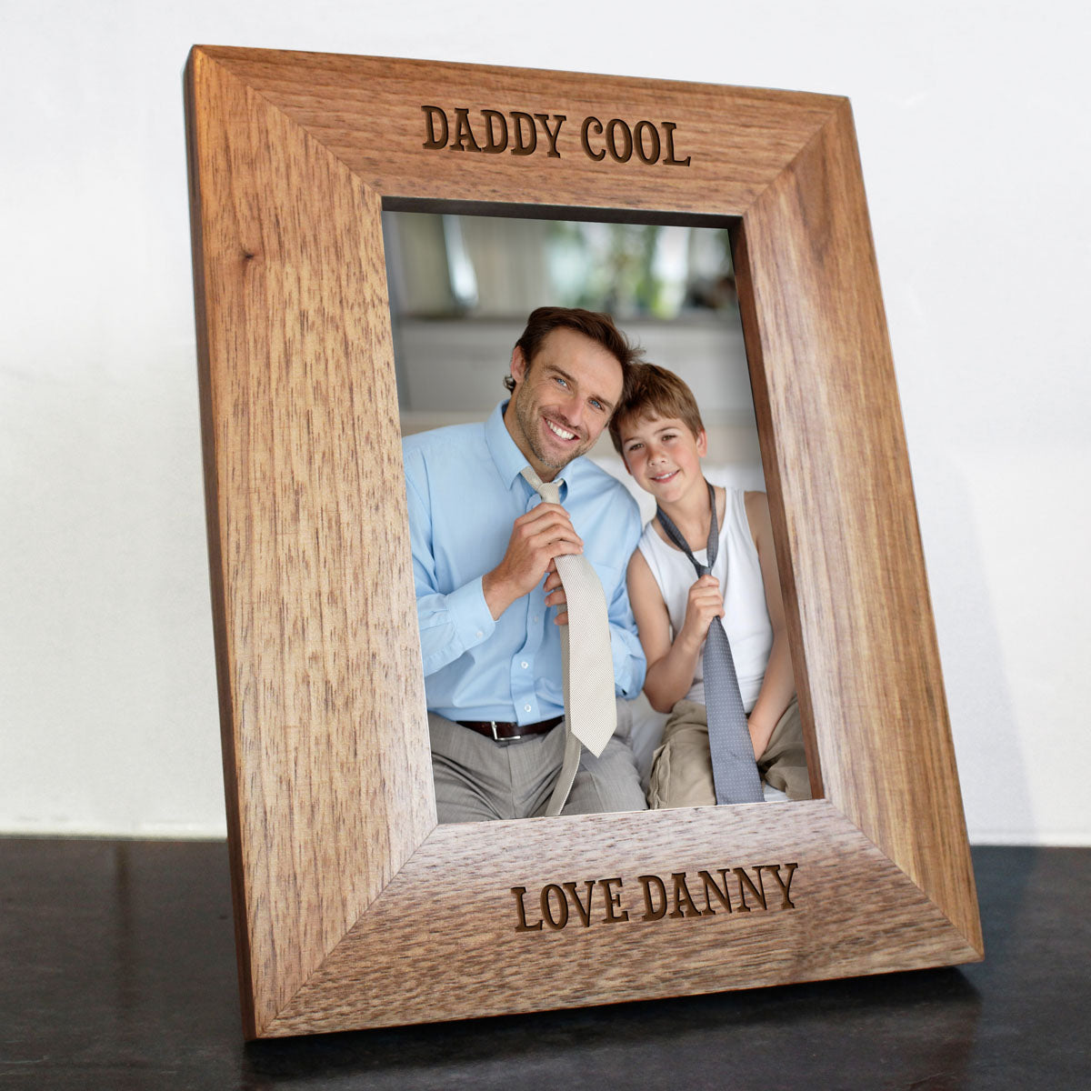Personalised Daddy Cool Engraved Photo Frame