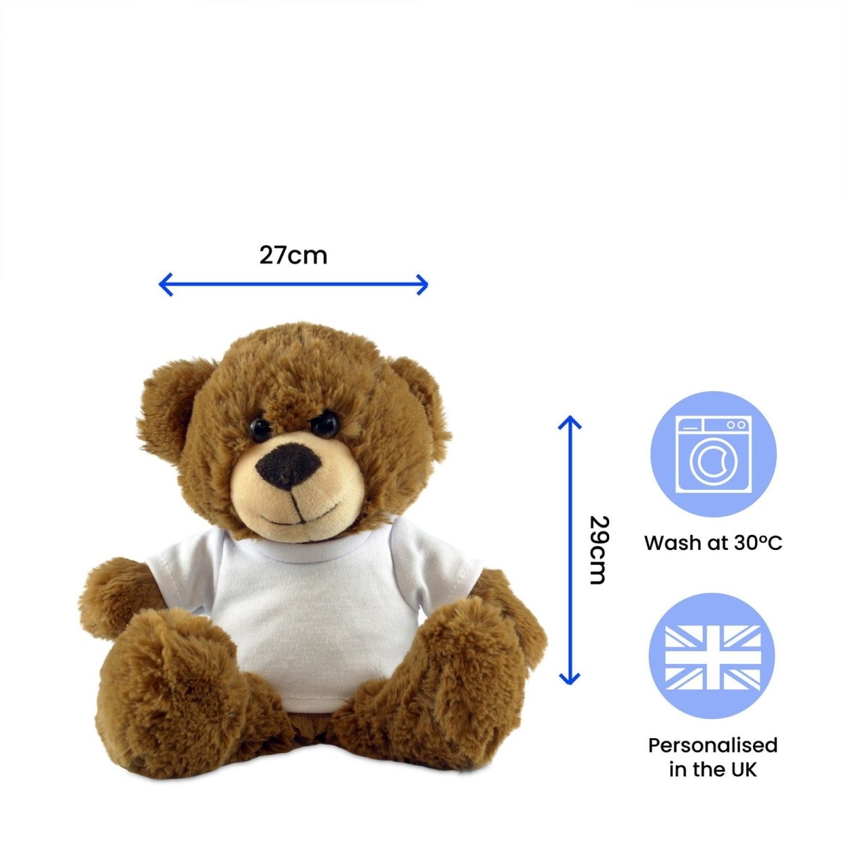 Dark Brown Teddy Bear with School's Out For Summer Design T-Shirt