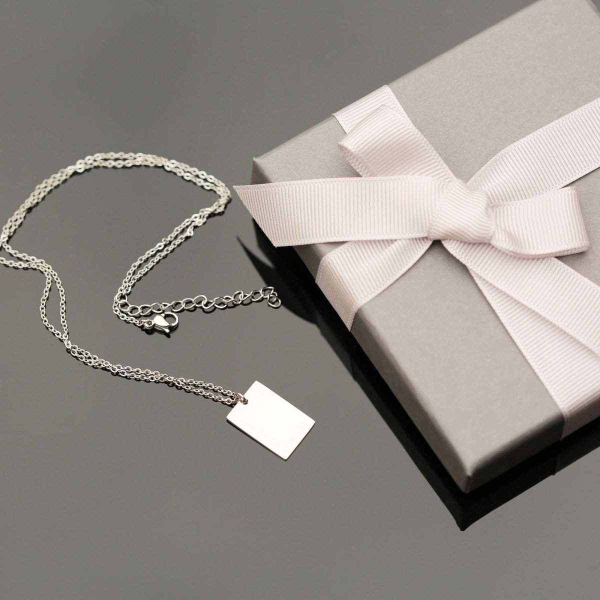 Dazzle Personalised Necklace -  With Own Handwriting Engraving