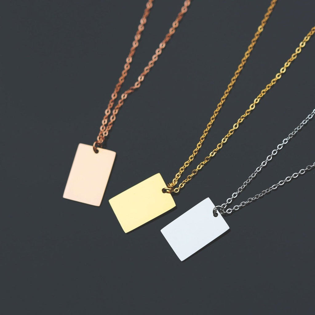 Dazzle Personalised Necklace -  With Own Handwriting Engraving