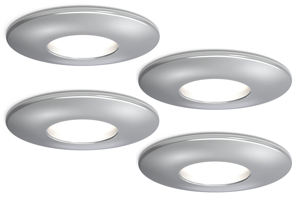 4lite IP20 GU10 Fire-Rated Downlight - Chrome