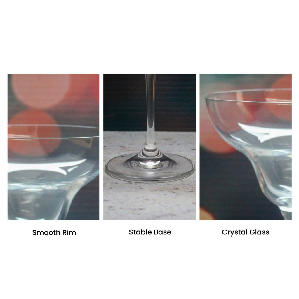 Engraved 270ml Infinity Cocktail Saucer With Gift Box
