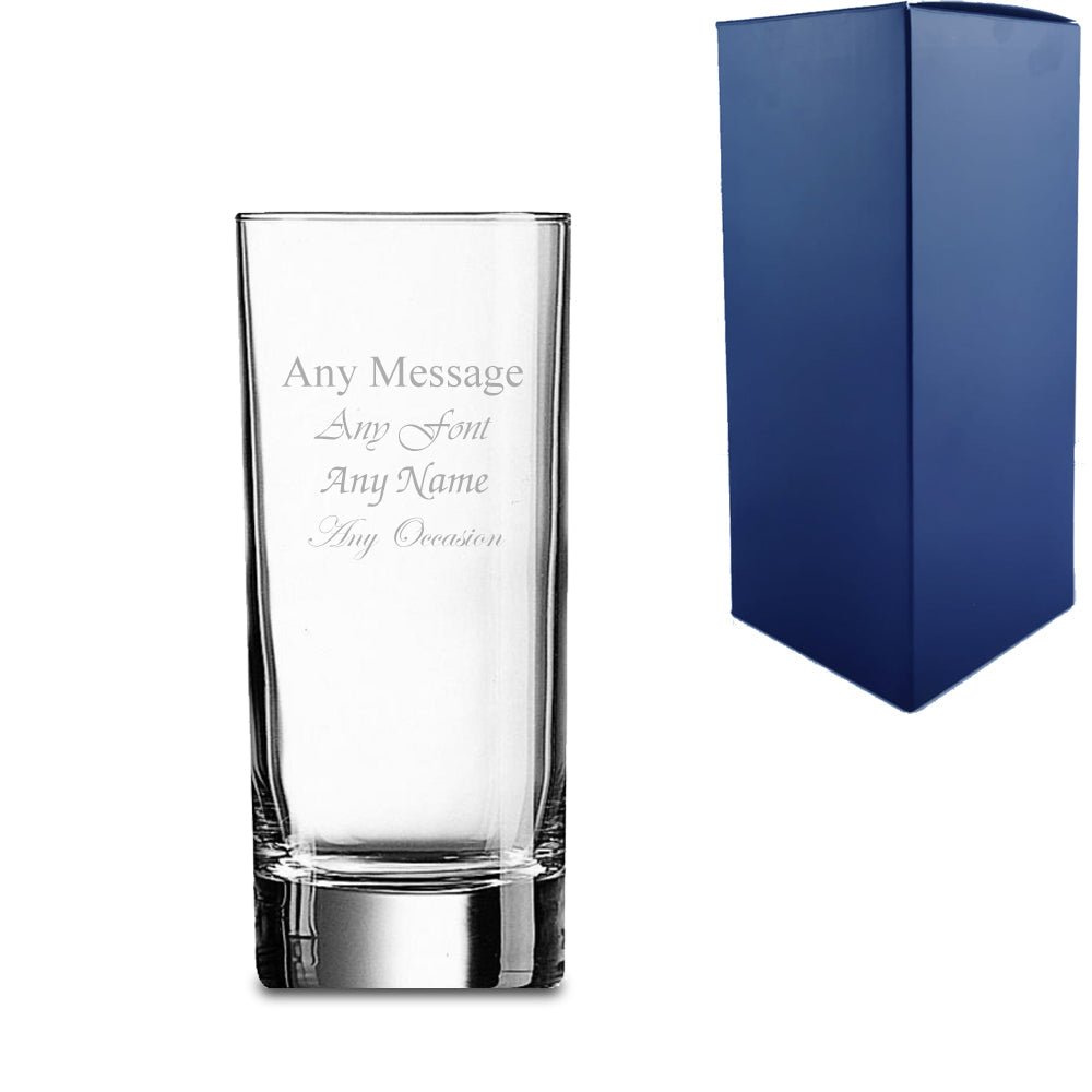 Engraved 290ml Bar Line High Ball With Gift Box