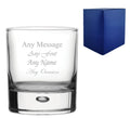 Personalised Engraved 330ml Bubble Base Whisky Tumbler Gift Box Wedding Birthday Christmas