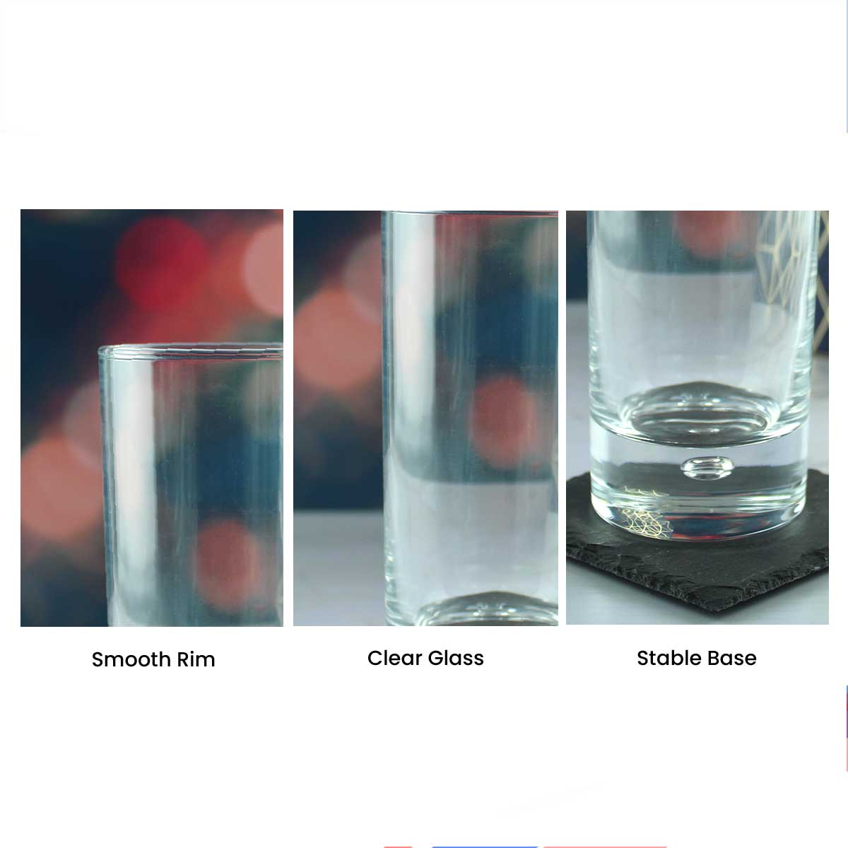 Engraved 365ml Bubble Base High Ball With Gift Box