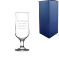 Engraved 385ml Nevakar Stemmed Beer Glass With Gift Box