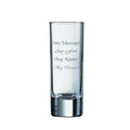 Engraved 60ml Tall Heavy Base Shot Glass