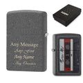 Engraved Cassette Tape Official Zippo Windproof Lighter