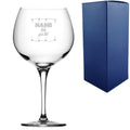 Engraved Christmas Primeur Gin Balloon with Name, Let's get lit! Design
