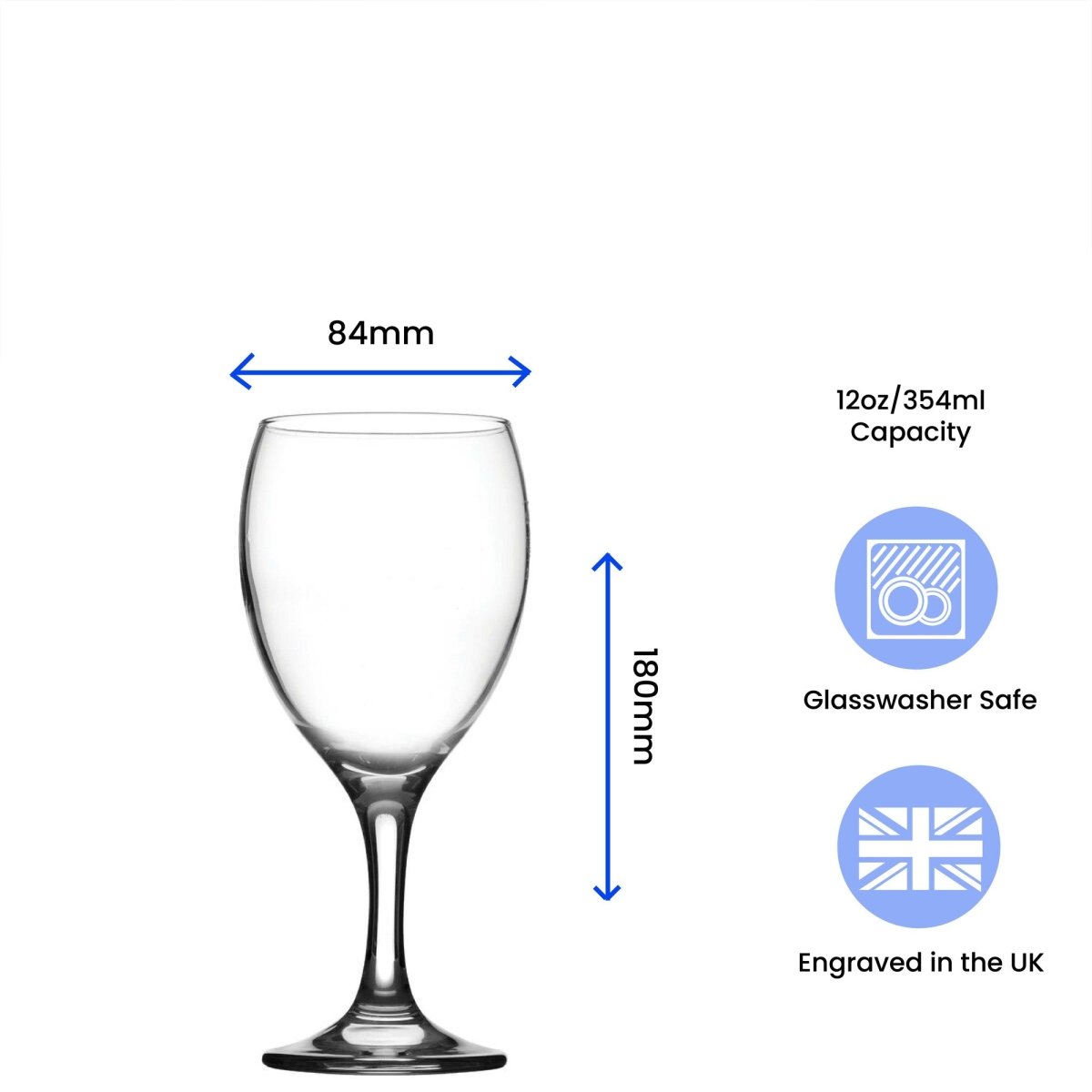 Engraved Christmas Wine Glass with Name, Let's get lit! Design