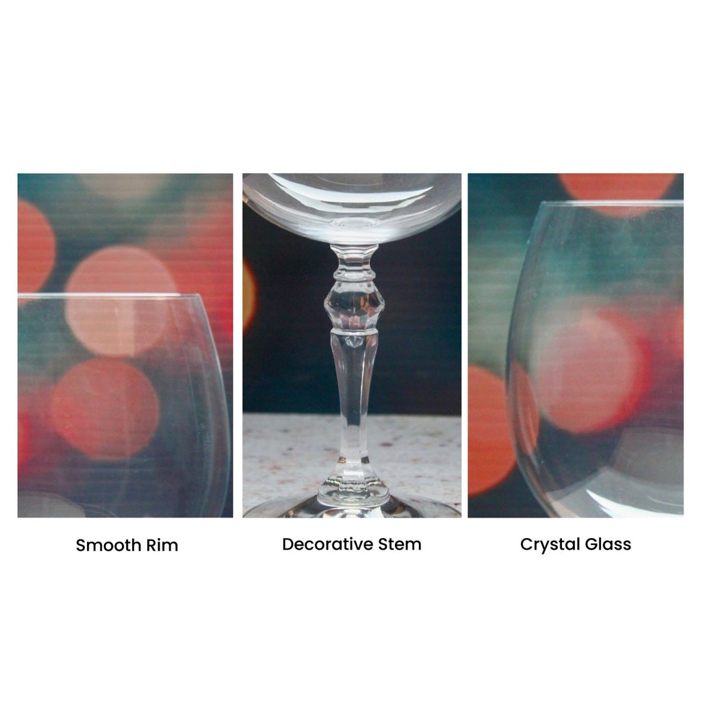 Engraved Crystal Gin and Tonic Cocktail Glass with The Gin Queen Design, Personalise with Any Name