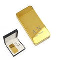 Engraved Electric Arc Lighter, Gold, Initials, Gift Boxed