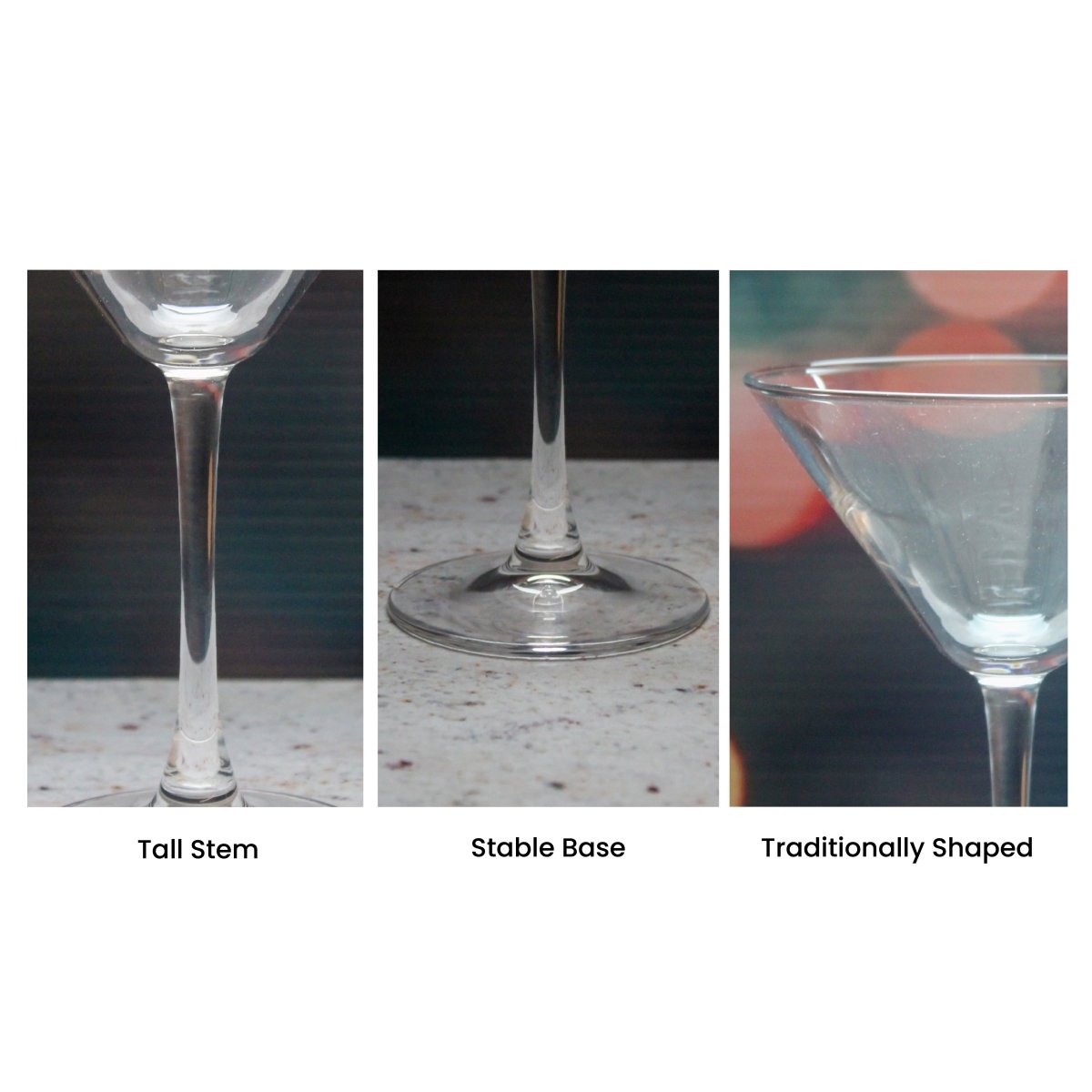 Engraved Enoteca Martini Cocktail Glass with Name with Heart Design, Personalise with Any Name