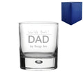 Engraved Fathers Day Bubble Whisky, Gift Boxed