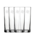 Engraved Fireworks Set of 4 Patterned Hiball 12oz Glasses