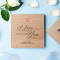 Personalised Personalised Just The Way You Are Oak Photo Cube