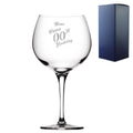 Engraved  Primeur Balloon Happy 20,30,40,50... Birthday Slanted, Gift Boxed