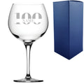 Engraved Primeur Gin Balloon Cocktail Glass with Name in 100 Design