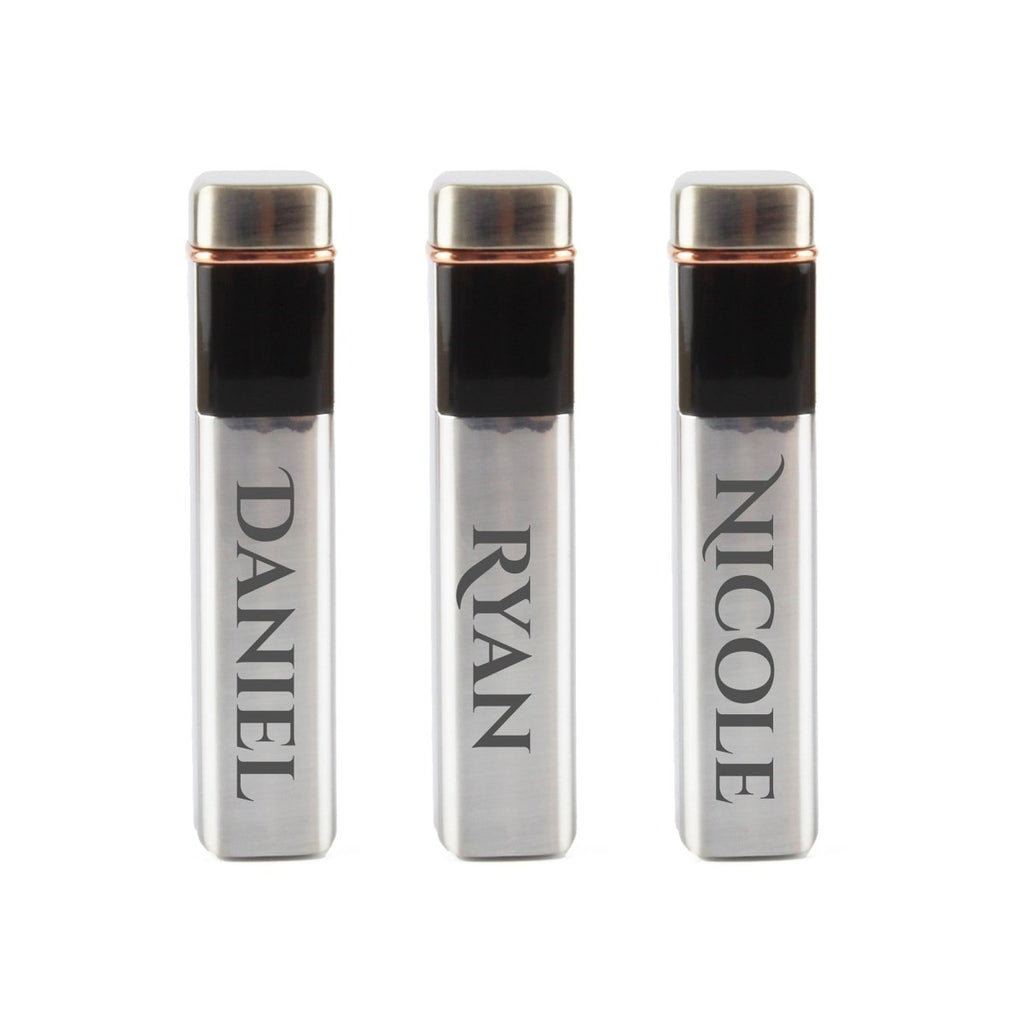 Engraved Slim Electric Lighter Silver Any Name Gift Boxed