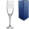 Engraved Teacher Champagne Flute with Best Teacher Ever Design
