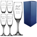 Engraved Wedding Champagne Wedding Guest, Any Text, 7.5oz, Script Font