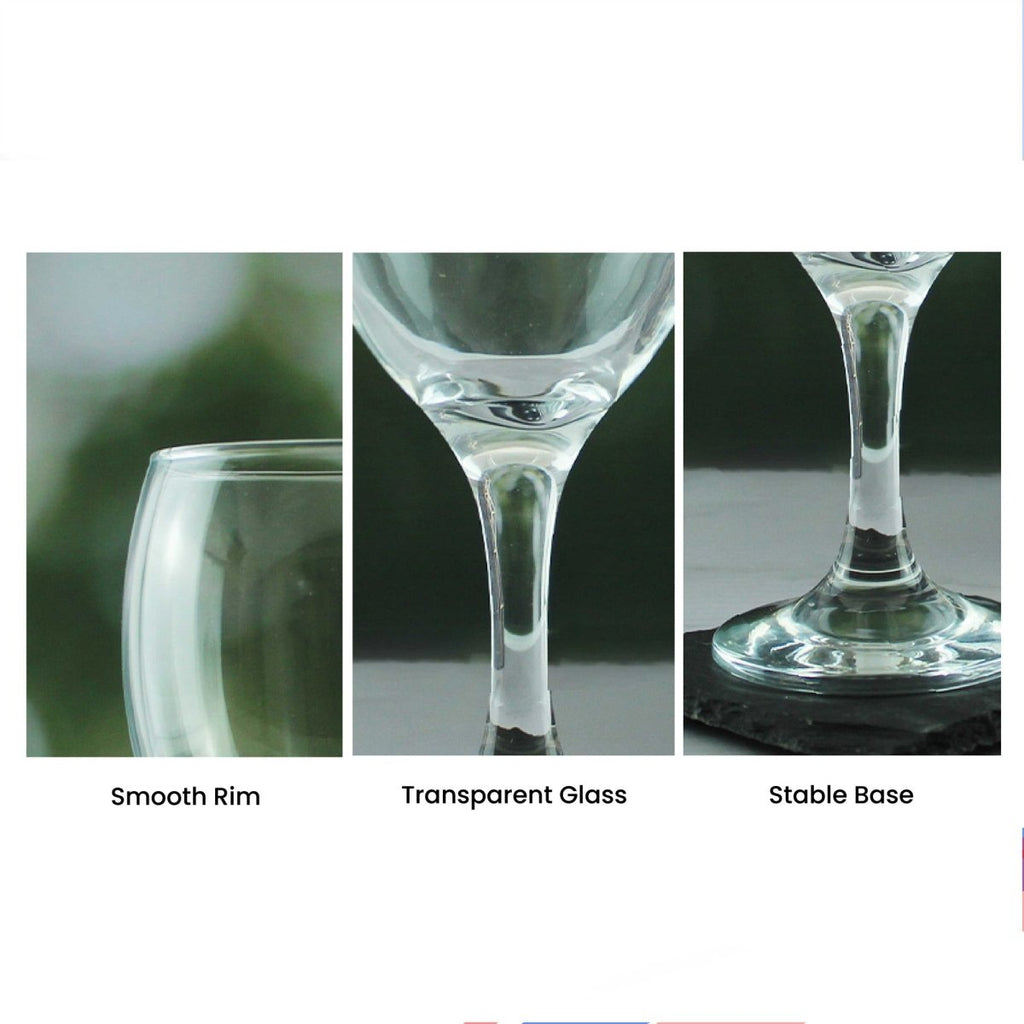 Engraved Wine Glass with Happy Valentines Design