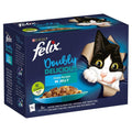 Felix Pouch As Good As It Looks Doubly Delicious Ocean Recipes in Jelly  12 x 100g