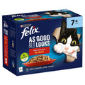 Felix Pouch As Good As It Looks Senior Meat in Jelly 4 x 12 x 100g