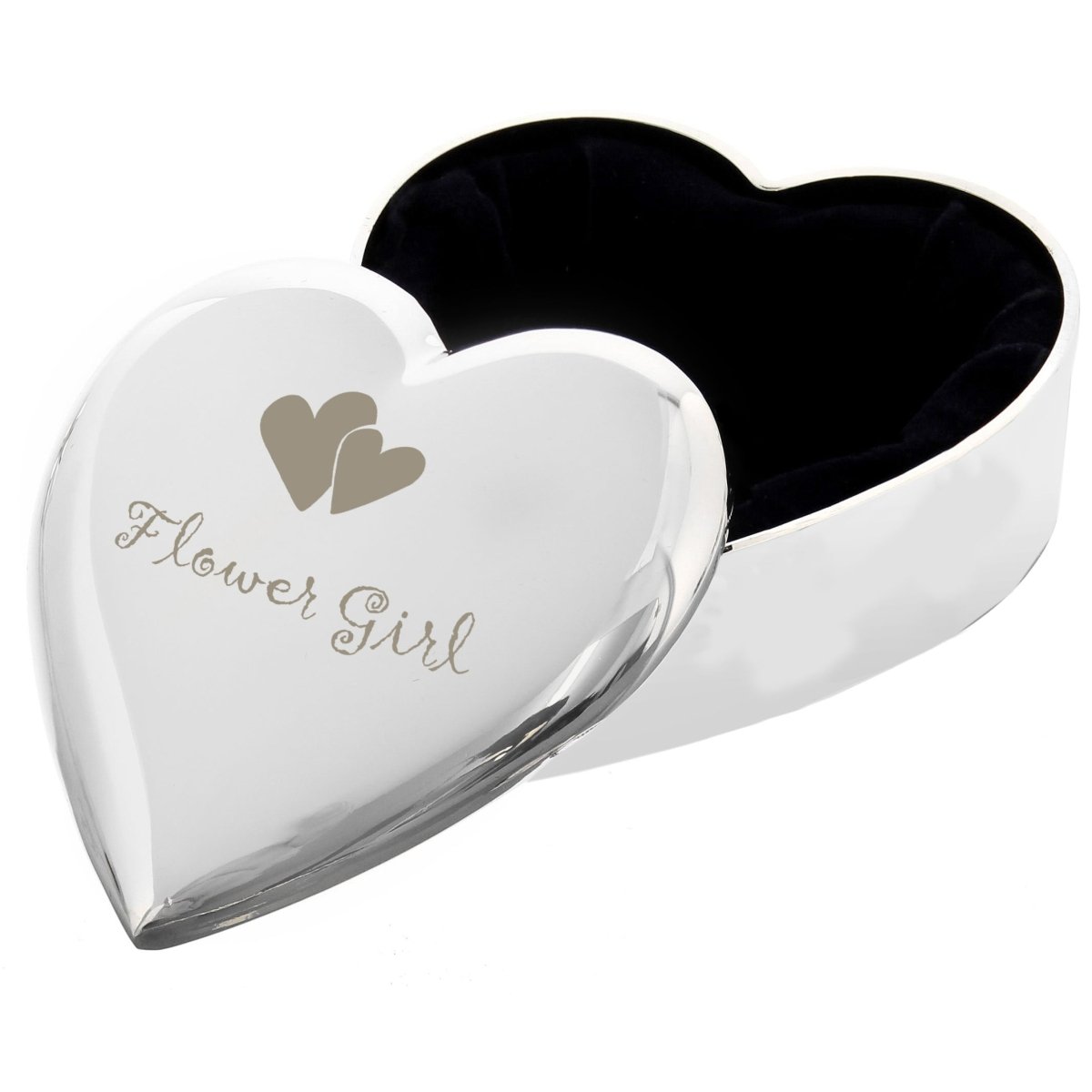 Flower Girl Heart Trinket Box