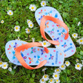 Personalised Fluttering Butterfly Child's Flip Flops
