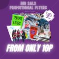 Custom Printed Flyers A3–A7 – High-Quality Print for Events & Promotion