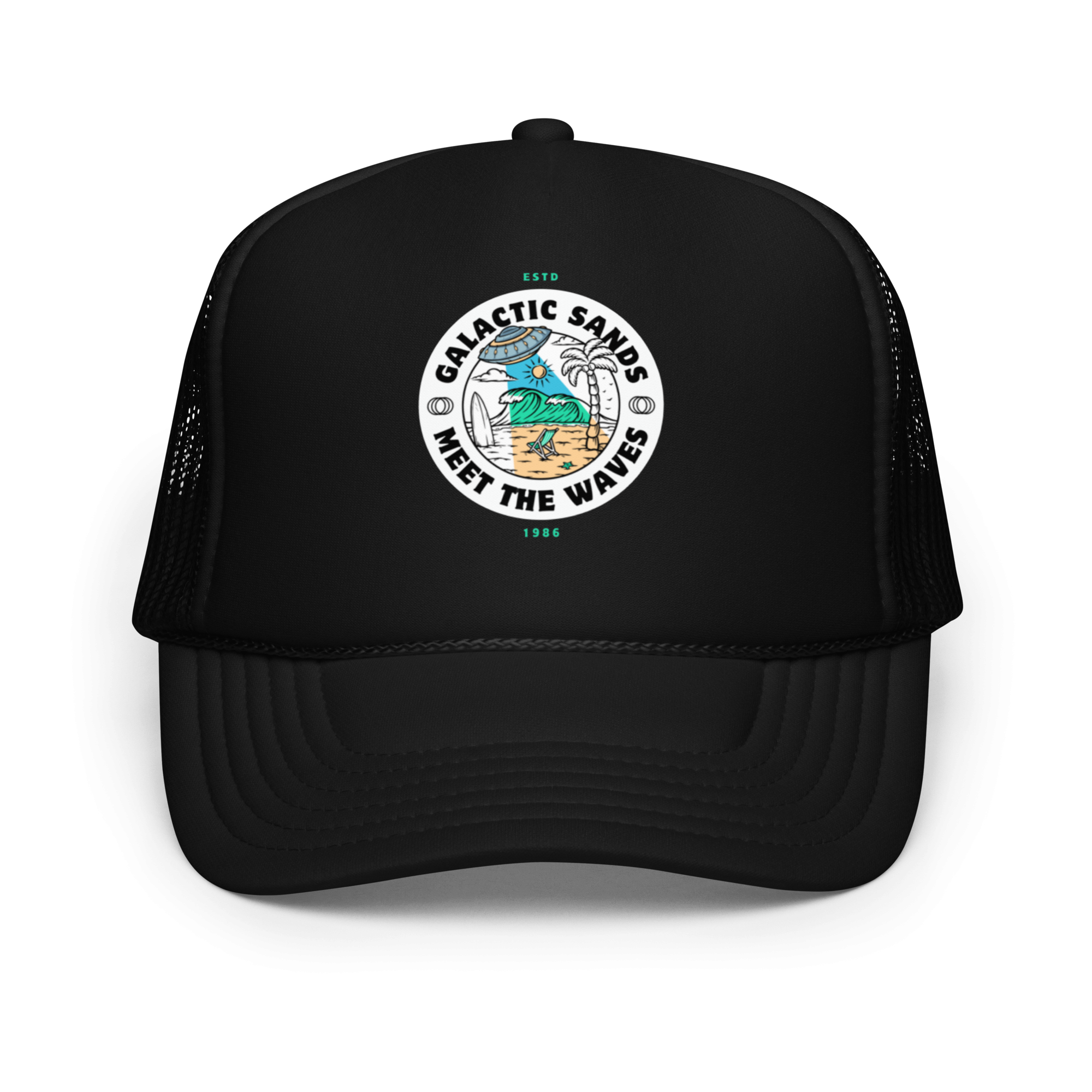 Galactic Sands Trucker Hat - Retro Style for Trendy Adventures