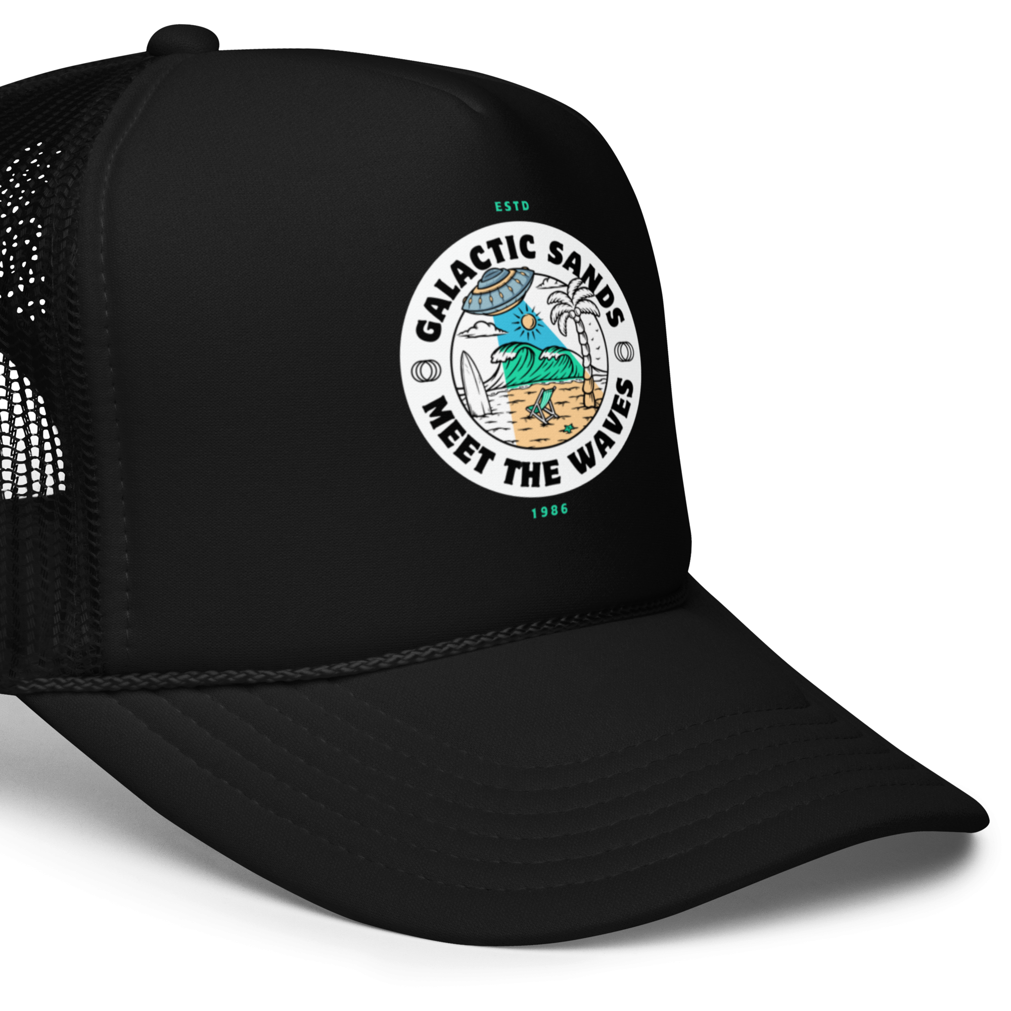 Galactic Sands Trucker Hat - Retro Style for Trendy Adventures